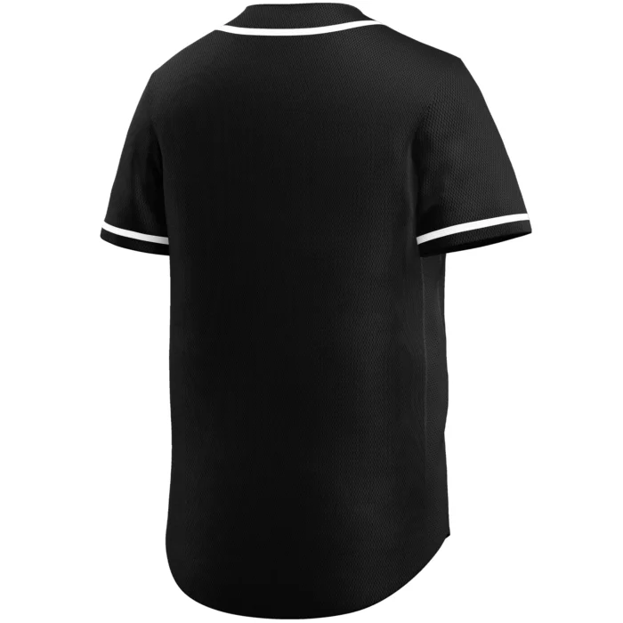 BLACK BASEBALL JERSEY - Image 2