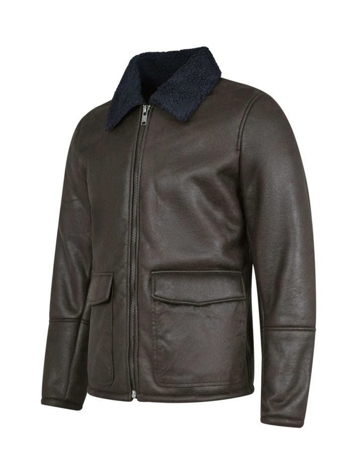 CHOCOLATE AVIATOR JACKET