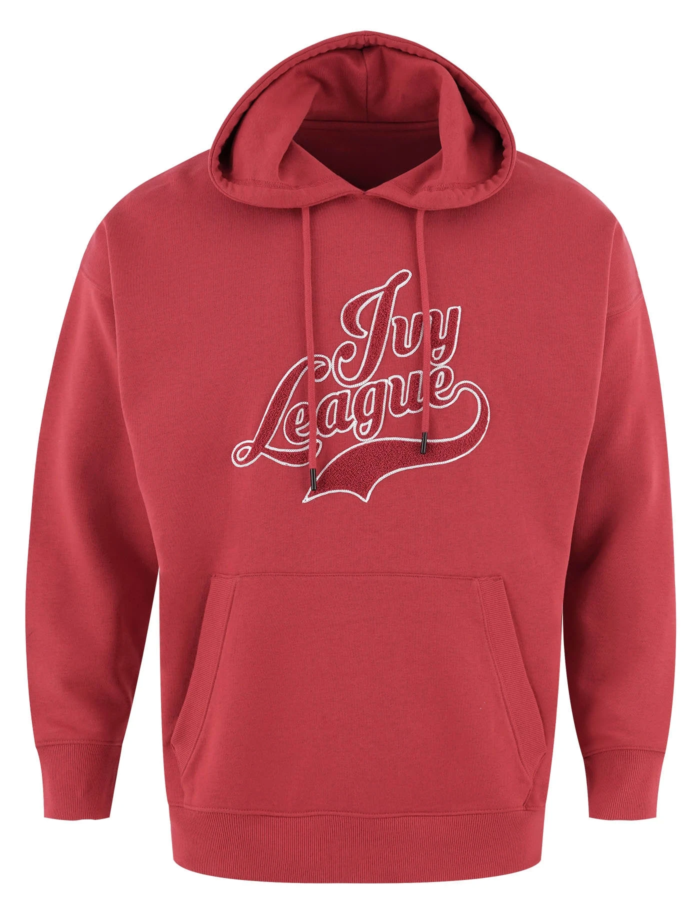 RED CUSTOM LEAGUE HOODIE