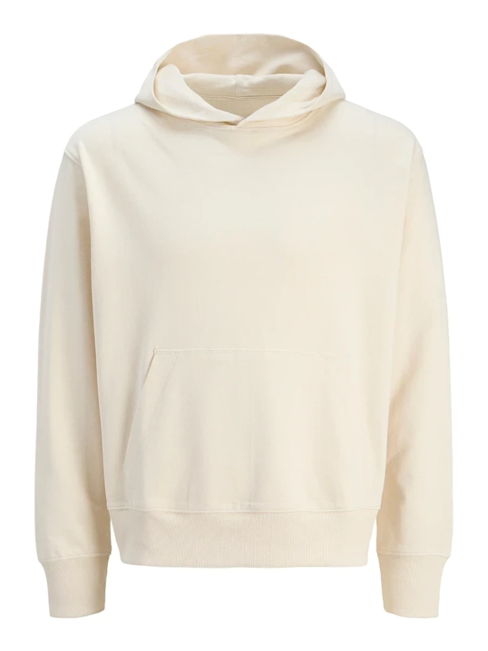CREAM SLIMFIT HOODIE