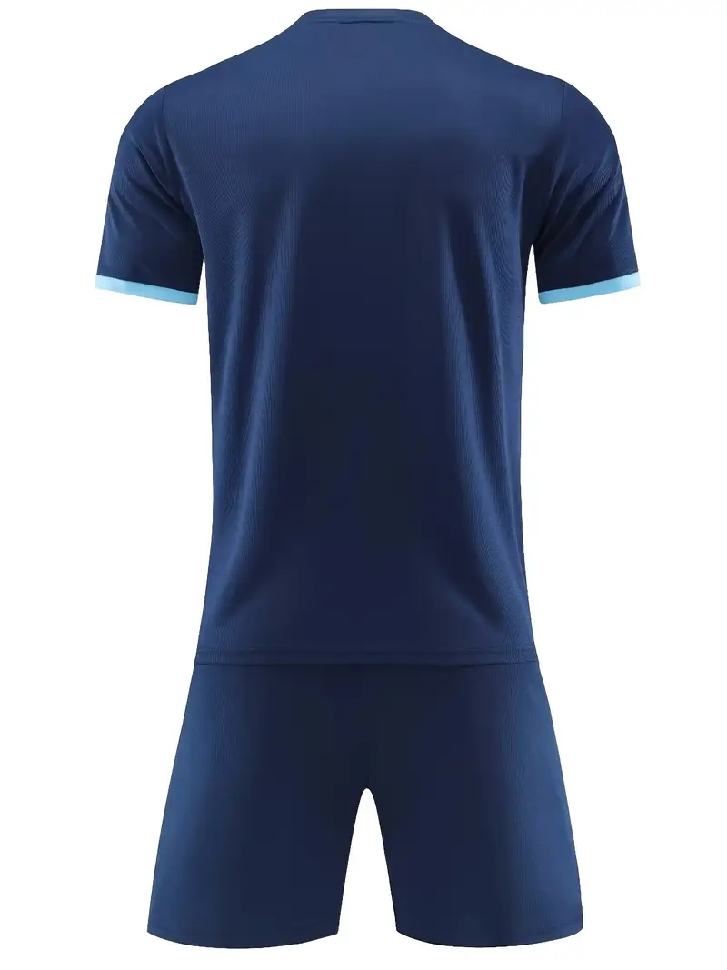 BLUE STRIPED SOCCER UNIFORM SET - Image 2