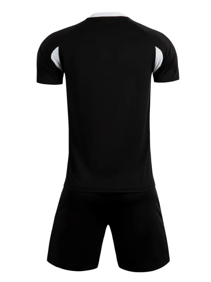 BLACK SOCCER TEAM UNIFORM SET - Image 2