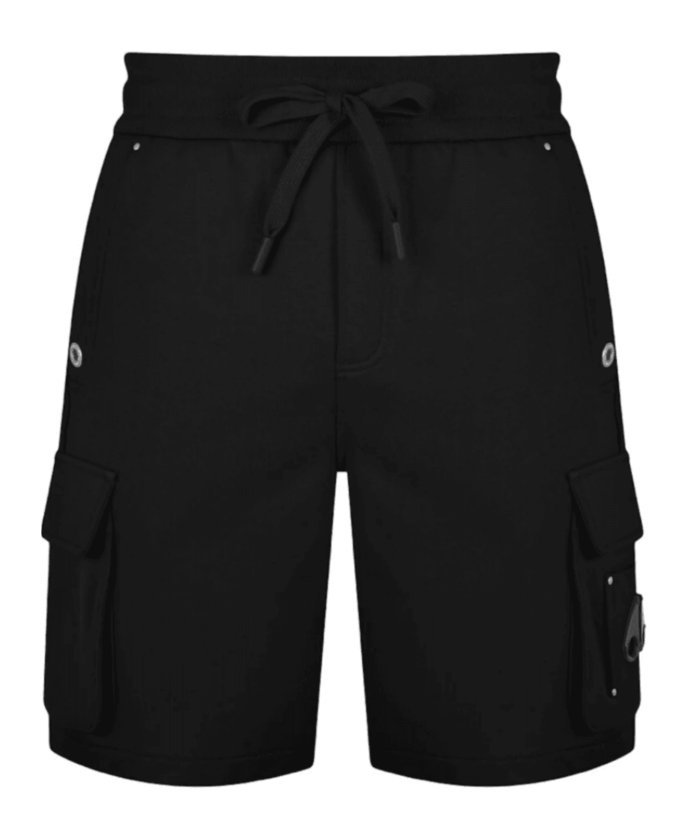 BLACK CARGO SHORTS